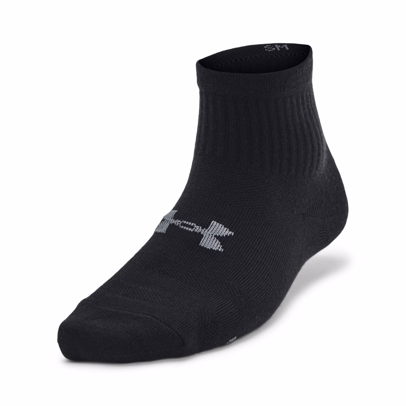 UA Essential Kids' 3-Pack Quarter Socks