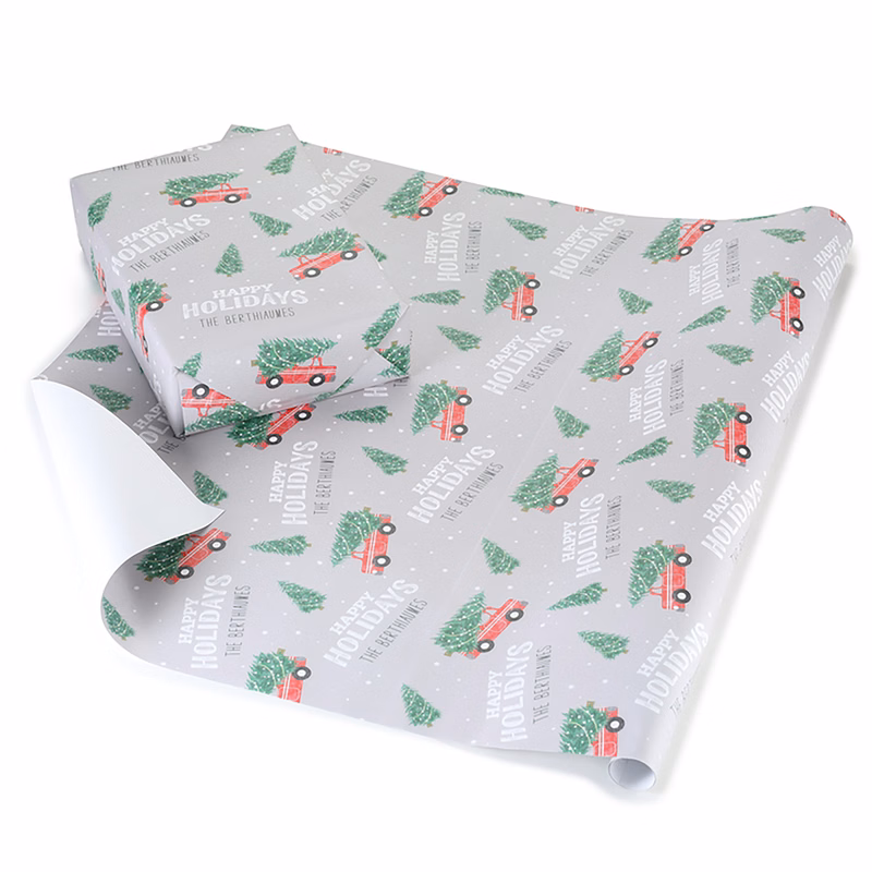 Holiday Cargo Personalized Wrapping Paper Roll