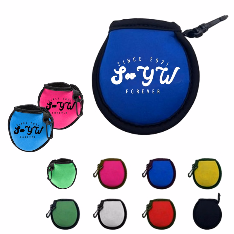 Portable Golf Ball Cleaner Pouch Washer Pocket Bag