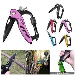 Multitool Carabiner with Pocket Knife 1