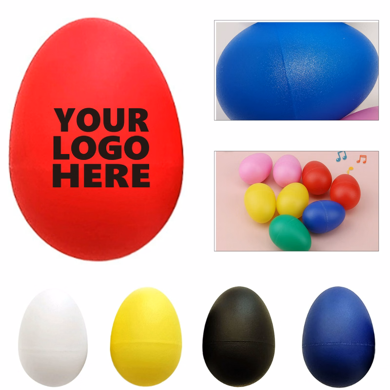 Colorful Musical Egg Shakers Made of Plastic
