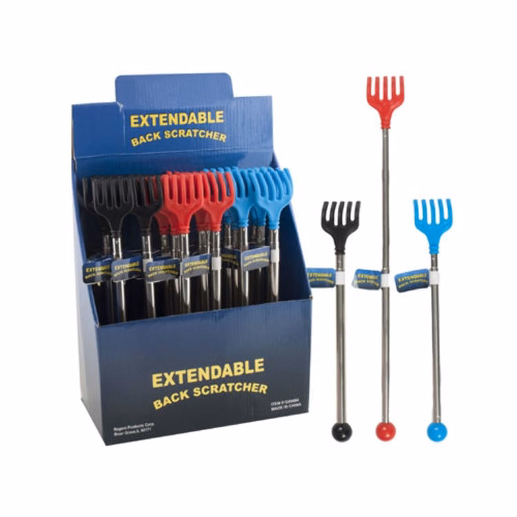 Back Scratchers - Assorted Colors Extendable to 14.75"