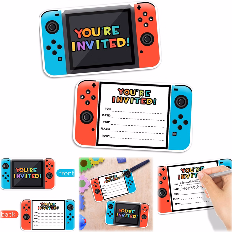 Birthday Party Fill In Invitations