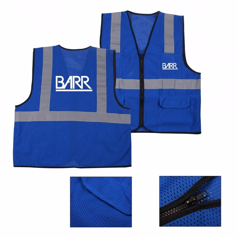 High Visibility Work Vest With 4 Pockets