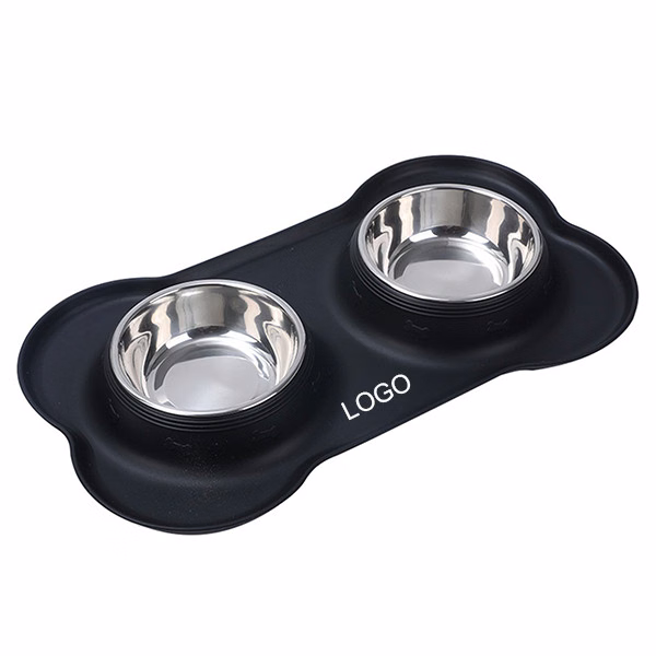 Pet Bowl W/ Non-Slip Silicone Mat