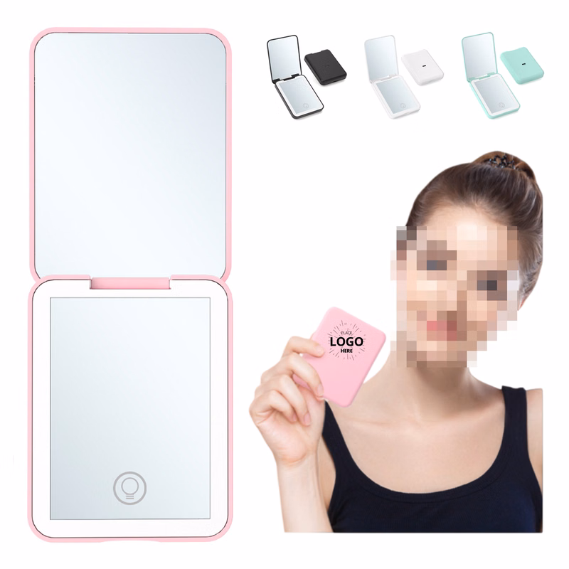 Led Folding Makeup Mirror