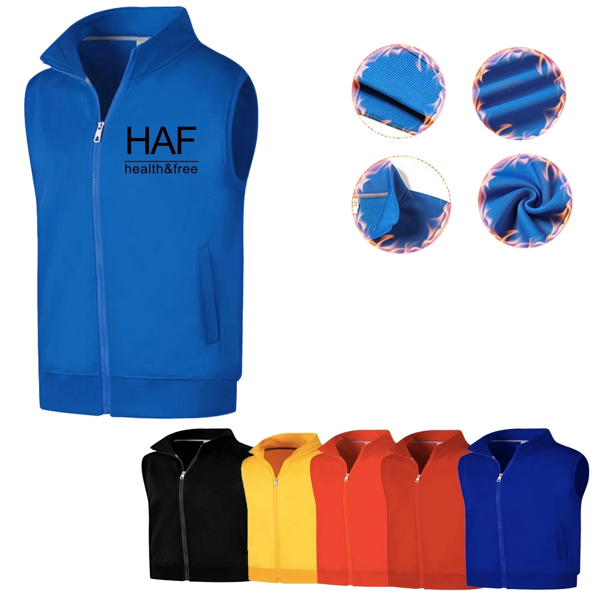 Full-Zip Polar Fleece Vest 1