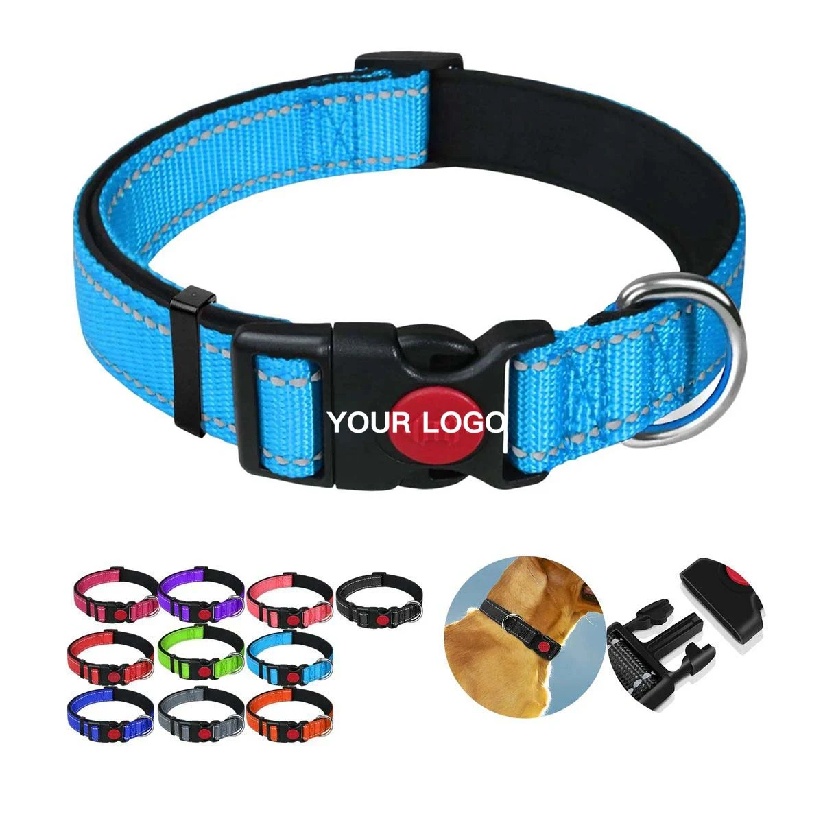 Comfortable Reflective Collar for Small and Large Dogs 1
