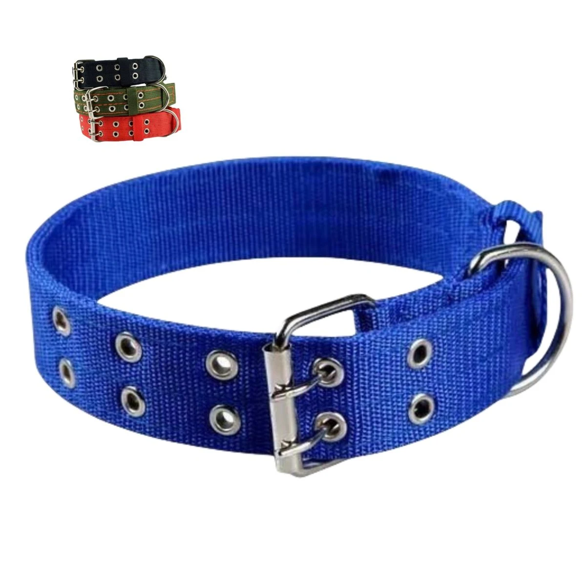 Nylon Fabric Adjustable Large Dog Collar 1