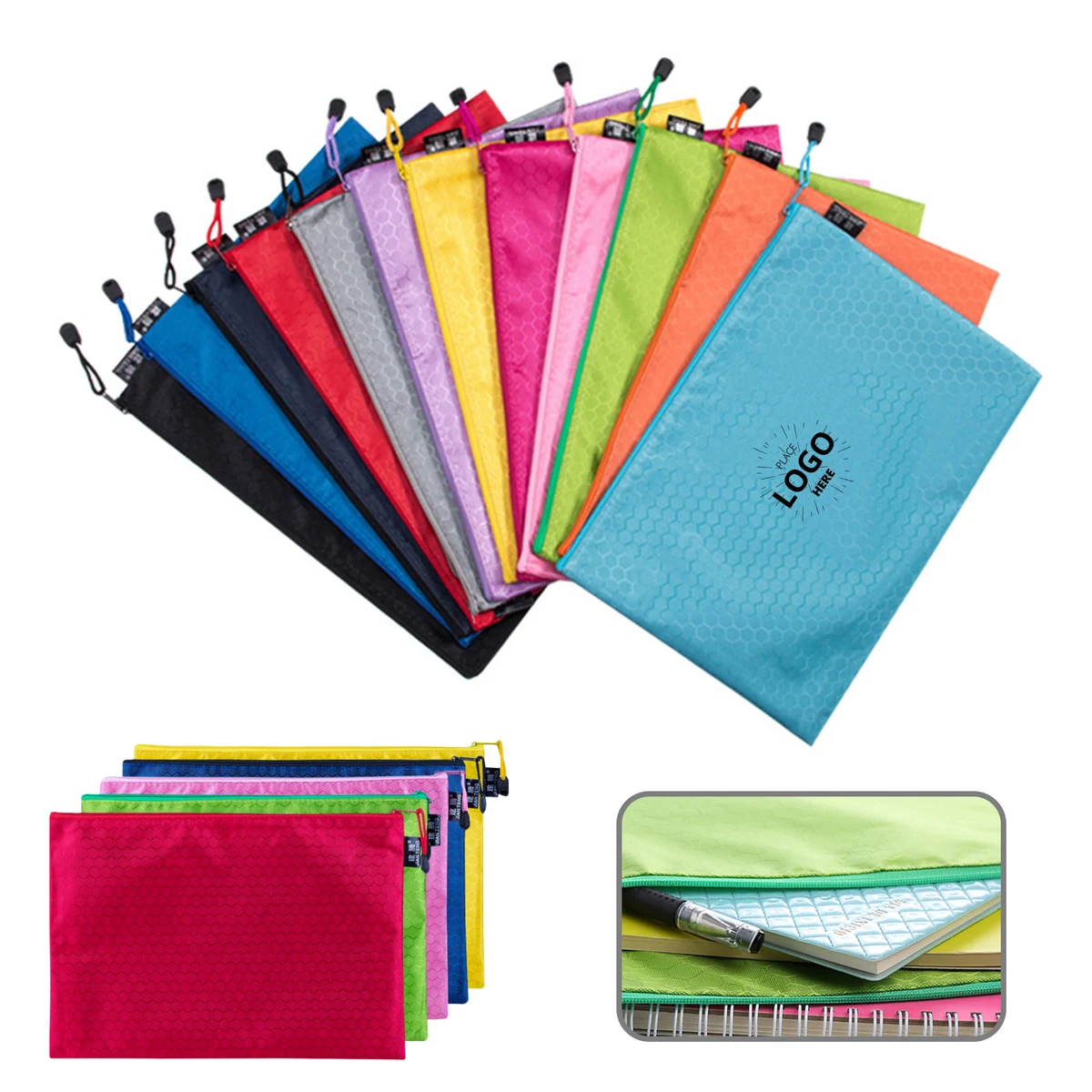 Durable A6 Waterproof Zipper Pouch 1