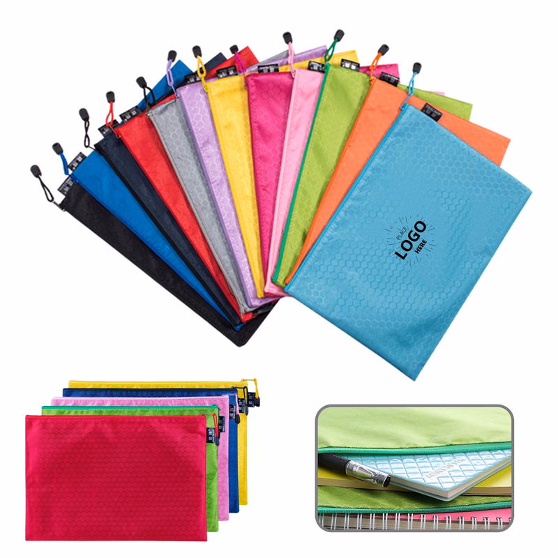 Durable A6 Waterproof Zipper Pouch