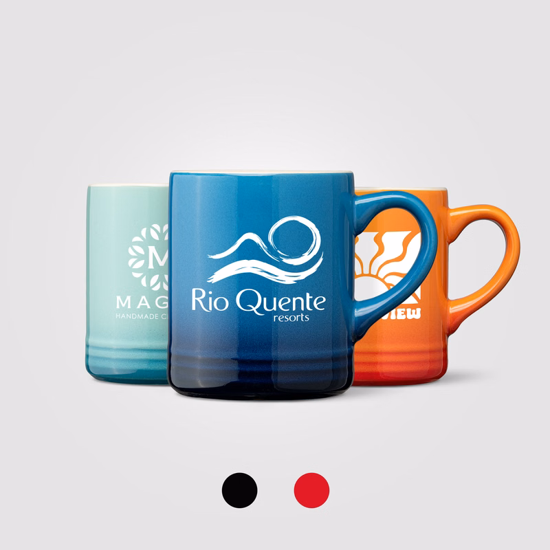 Corin Ceramic Ombre Silhouette Mug - 12oz
