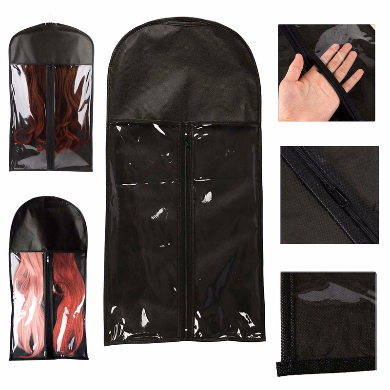 DustproofWig Storage Bag Antidust Clothes Bag with Zipper