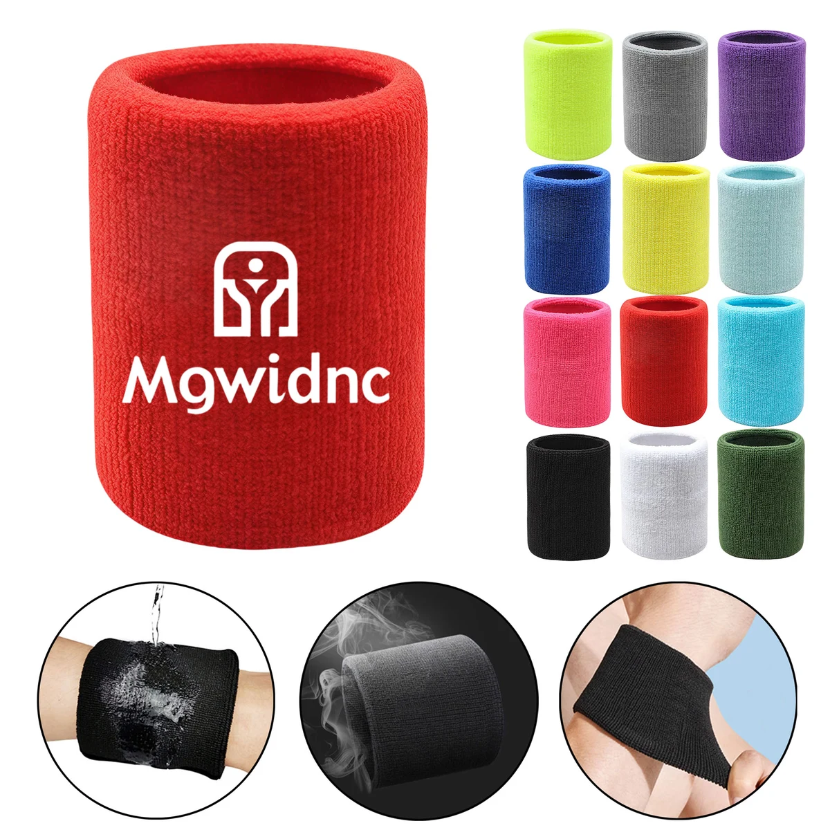 Moisture-Wicking Sports Wristband 1