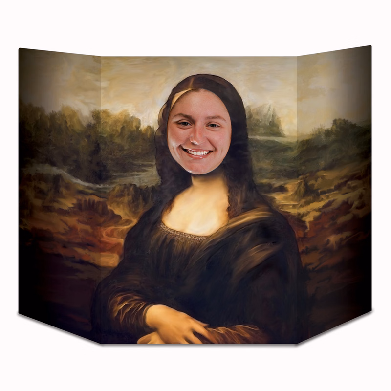 Masterpiece Smile Photo Prop
