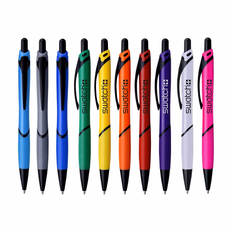 Iris Pen with Colored Rubber Grip