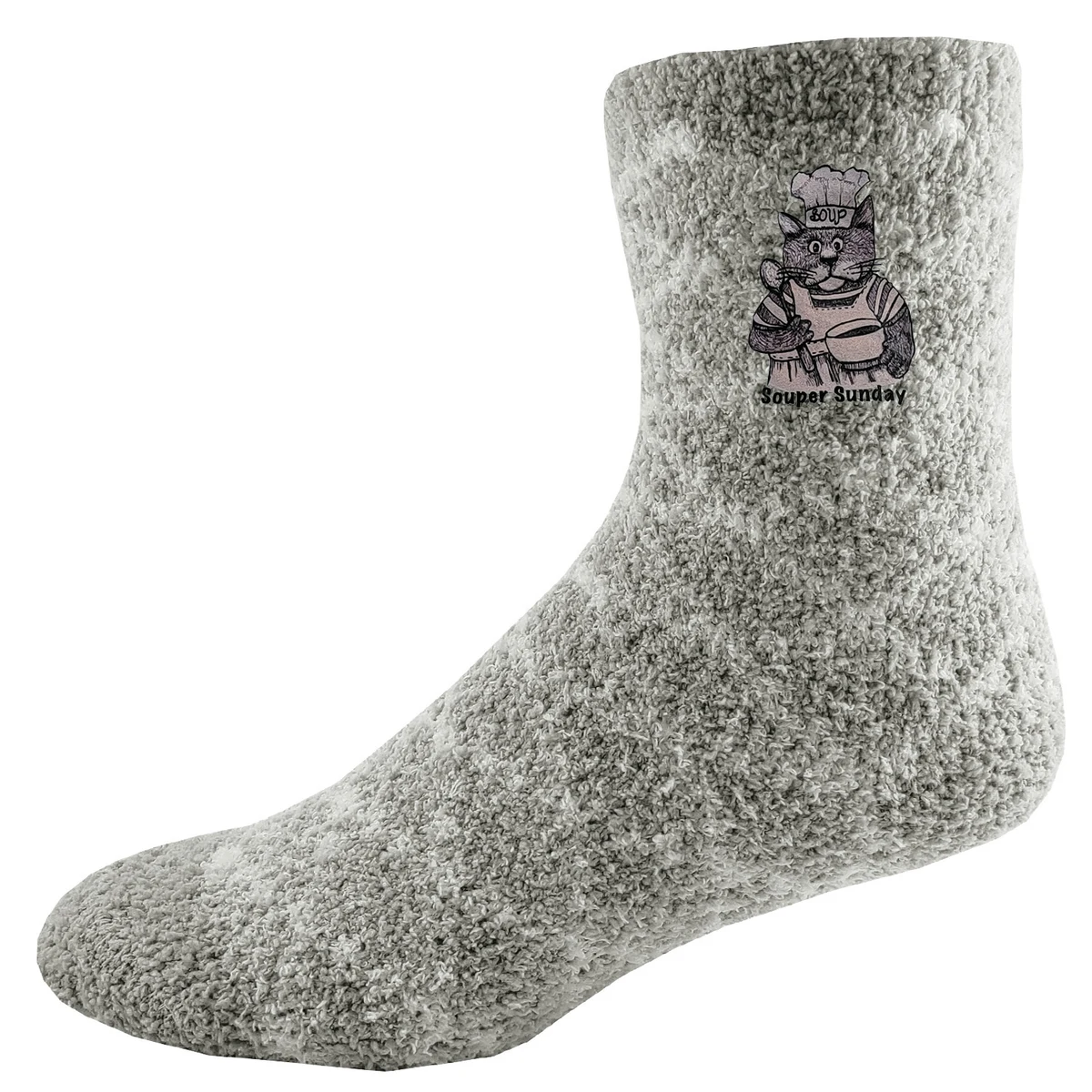 Fashion Fuzzy Feet with Oversized DTF 1