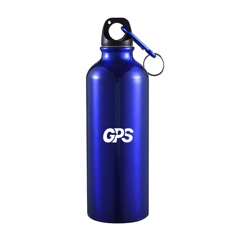 400ml custom pantone color aluminum water bottle with carabiner