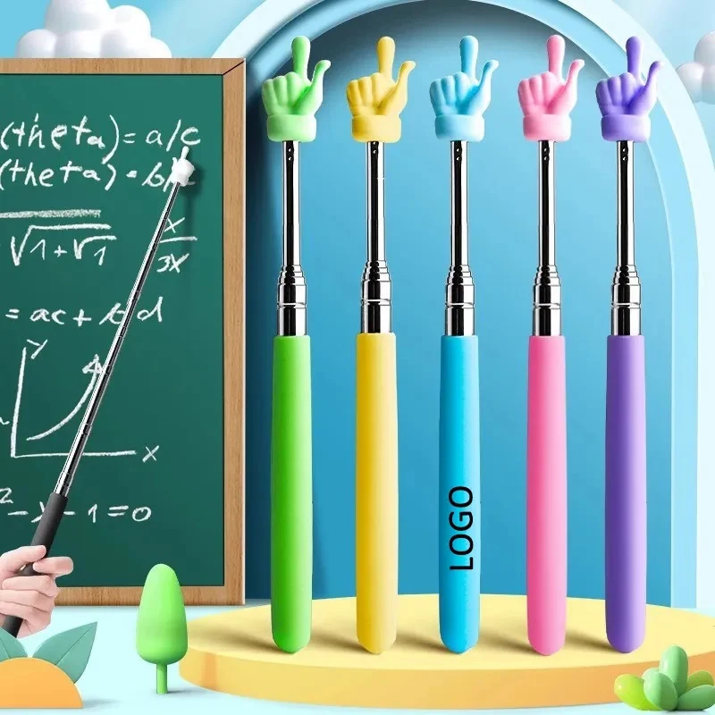 Telescopic Stainless Steel Teacher Pointer 1