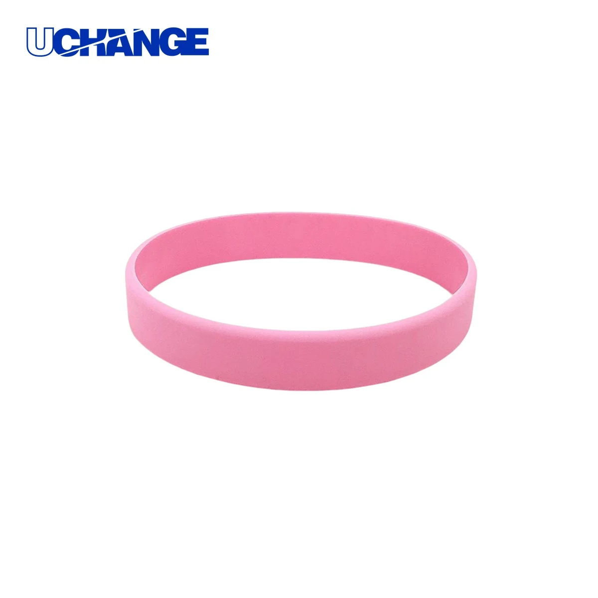 Silicone Wrist Band 8 x 0.5 Inches with Color Fill 1