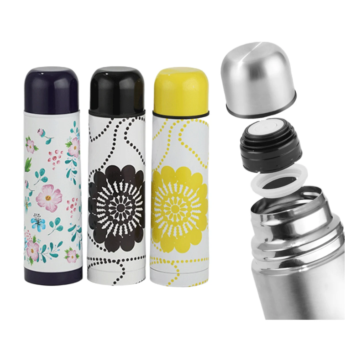 304 Stainless Steel Bullet-Shaped Insulated Mug 1