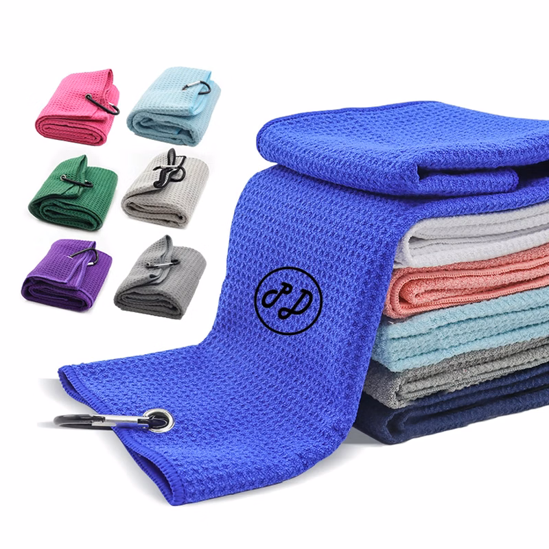 Microfiber Fabric Golf Towel With Clip