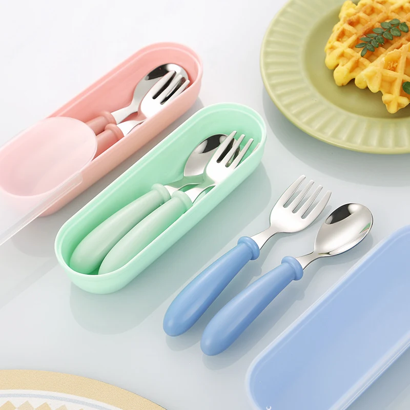 Kids Travel Utensils With Case 1