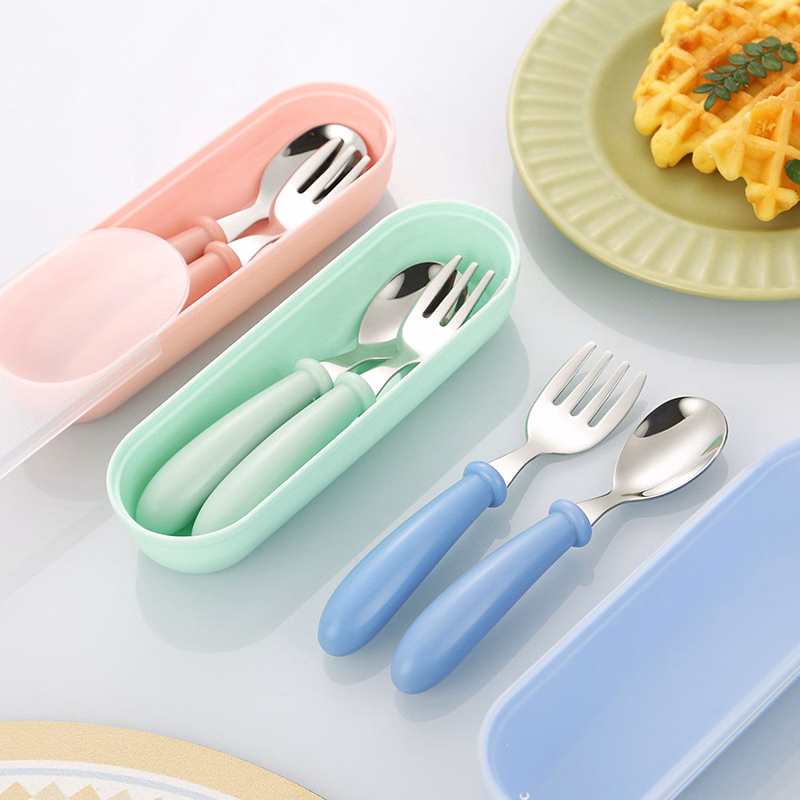 Kids Travel Utensils With Case