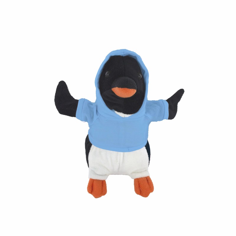 Soft Plush Stuffed Penguin with Hoodie