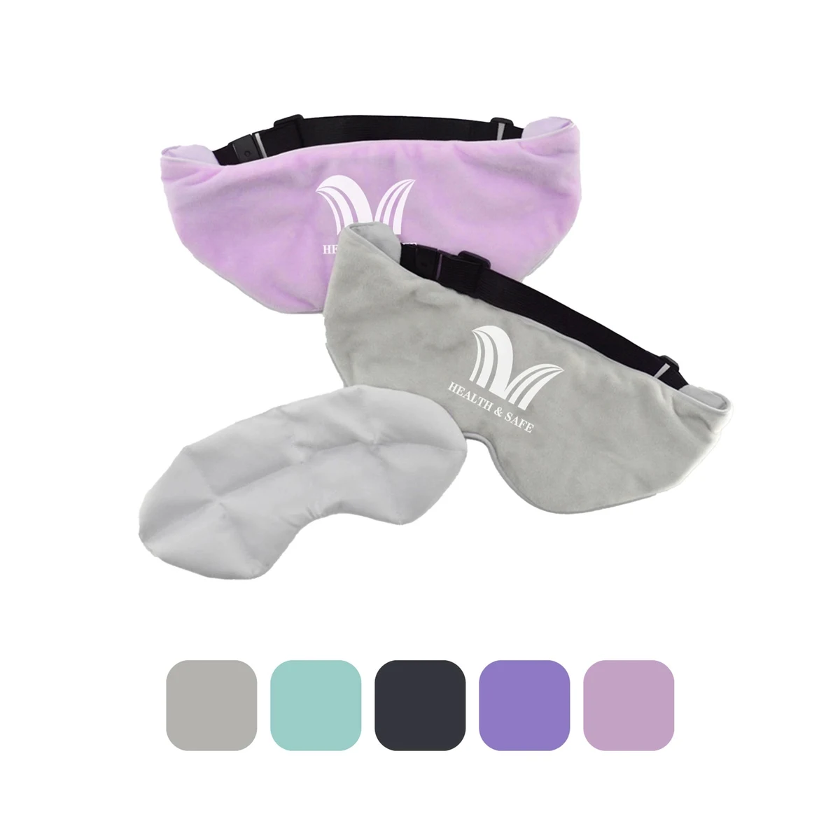Light Blocking Weighted Sleep Eye Mask with Removable 1