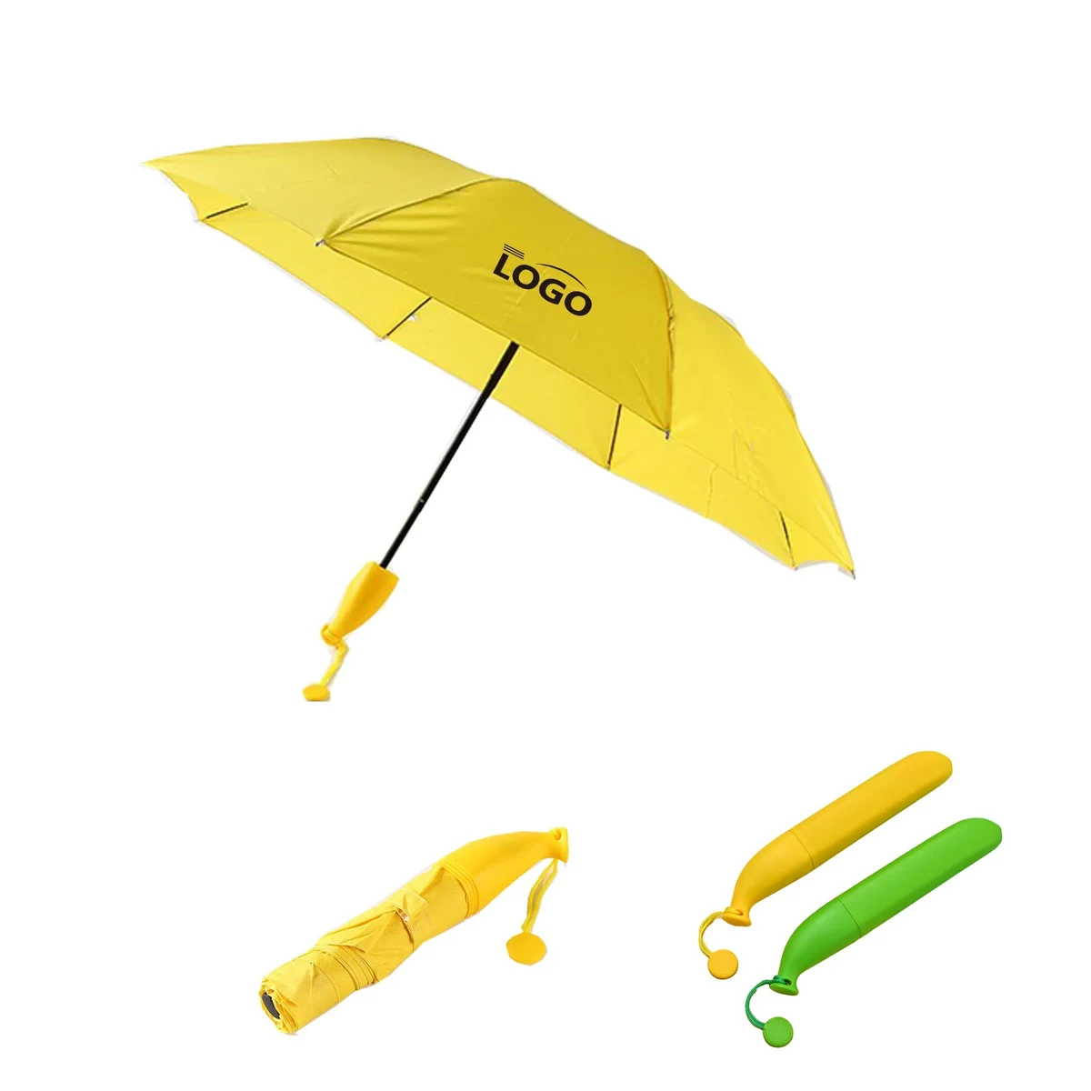 Banana Shaped Folding Umbrella MOQ 10pcs 1