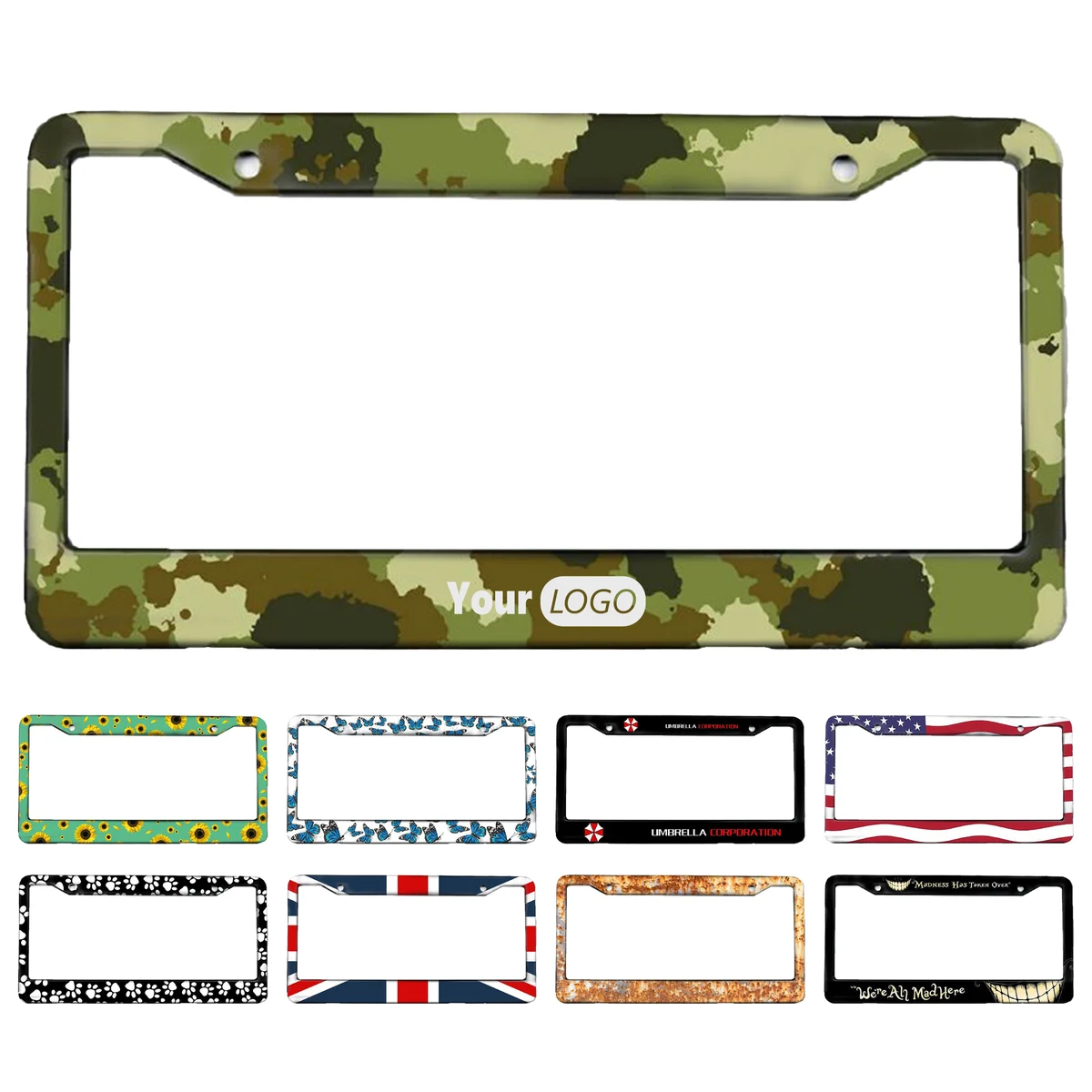 Aluminum Durable Custom Plate Frame 1