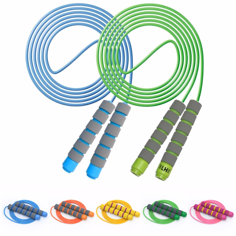 Adjustable Soft Skipping Rope with Foam Handles