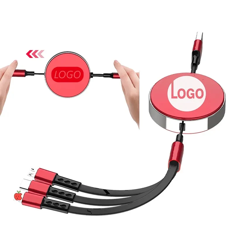 3 in 1 Multi Super Fast Charging Cable 6A 1