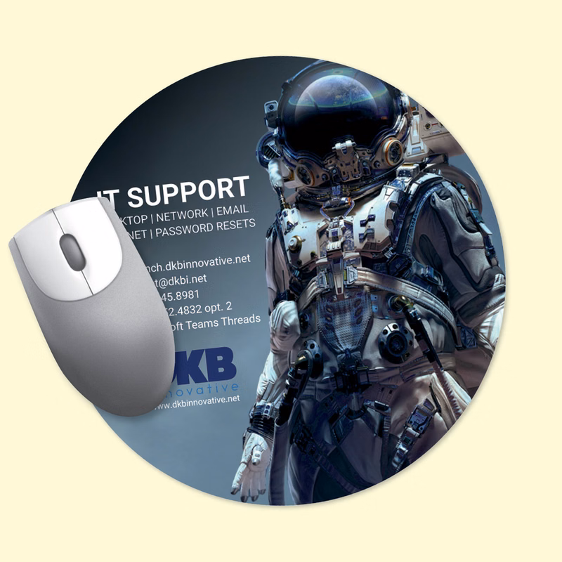 Peel&Place 8" Round x.015" Ultra-Thin Mouse Pad