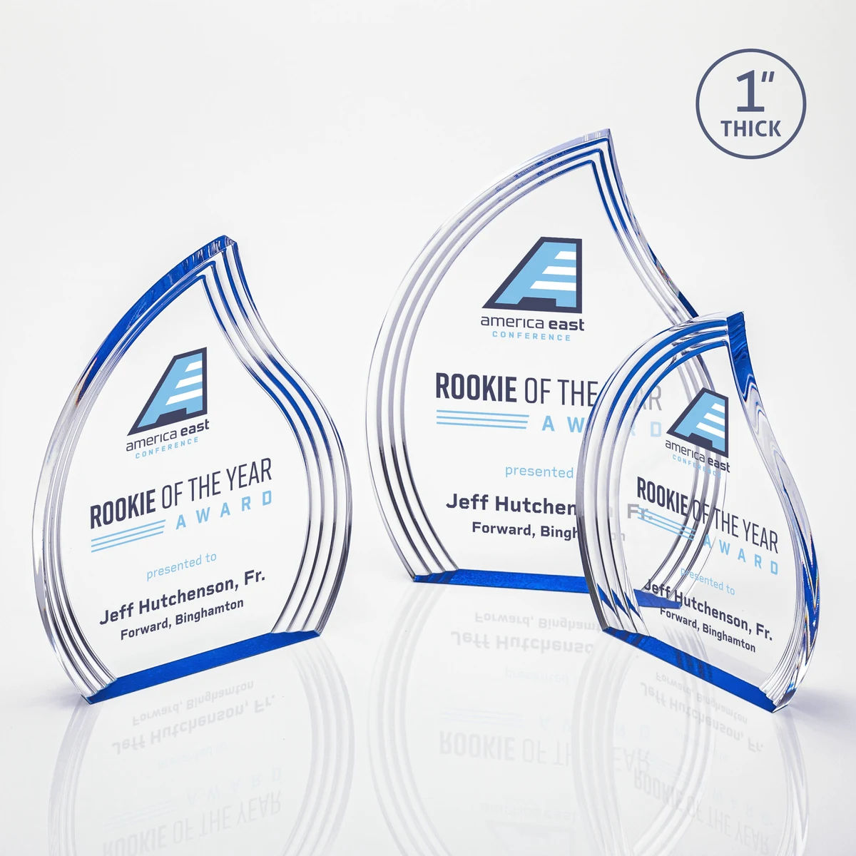 Tidworth VividPrint™ Award - Clear Blue Right 1