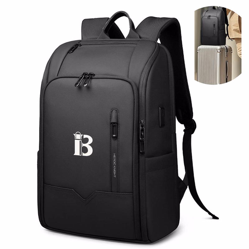 Large Travel Oxford Laptop Backpack w/ USB Port