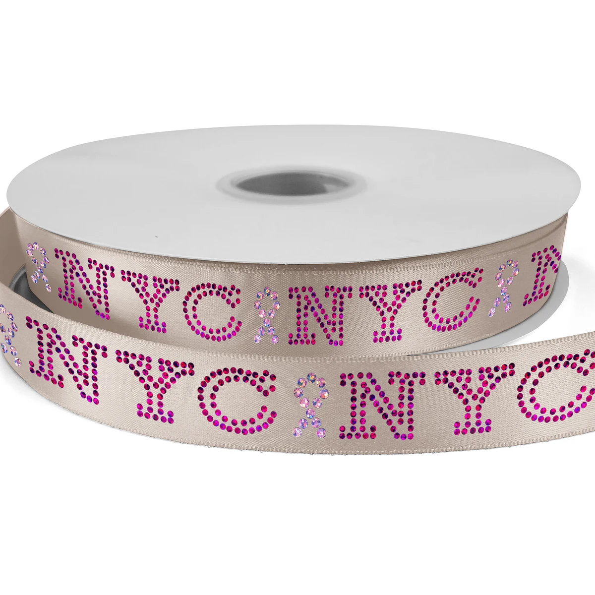 7/8" Bridal Satin Ribbon - 50yd Roll - Sparkle 1