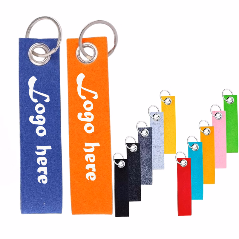 Customized Felt Key Pendant