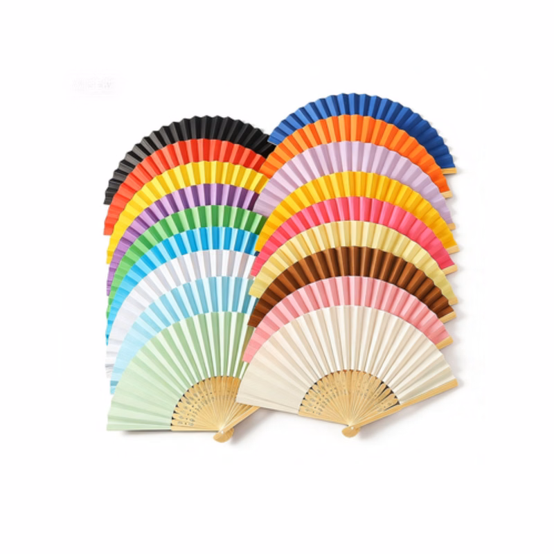 7-Inch Folding Paper Hand Fan