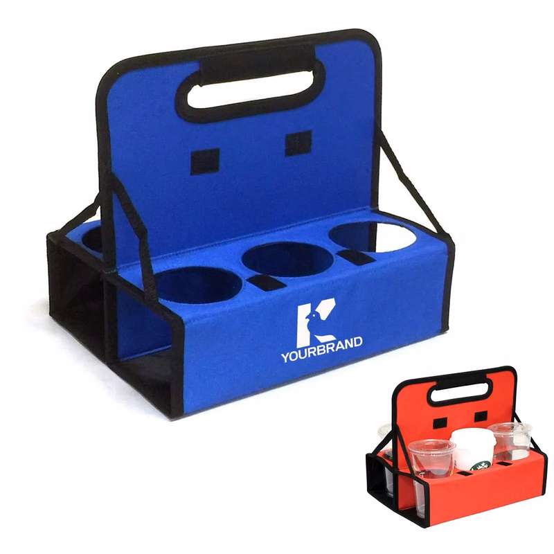 6-Holes Portable Reusable Handle Cup Carrier