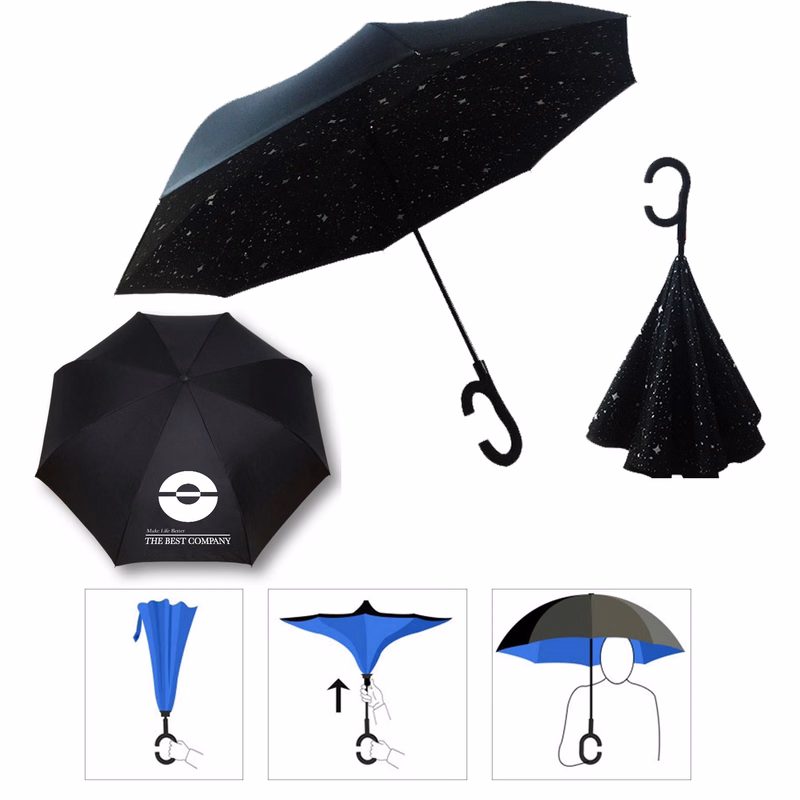 48" Arc Inverse Telescopic Umbrellas