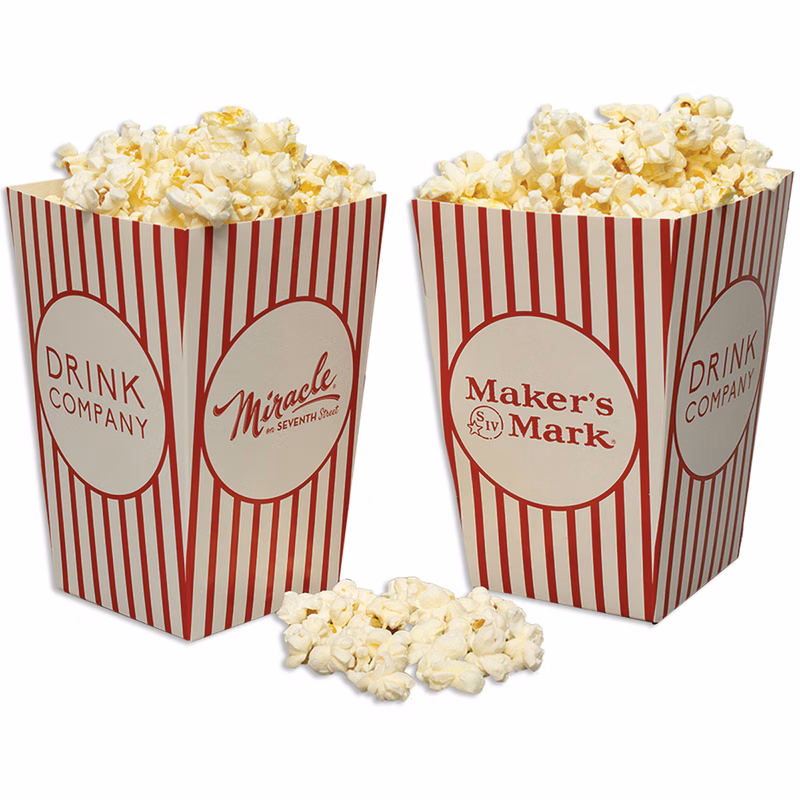 4" x 4" x 6" - Popcorn Box