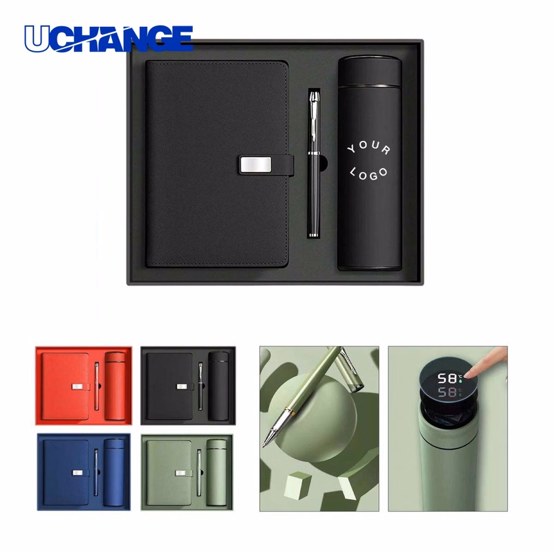 Notebook and 17 oz Stainless Tumbler Gift Set Kit