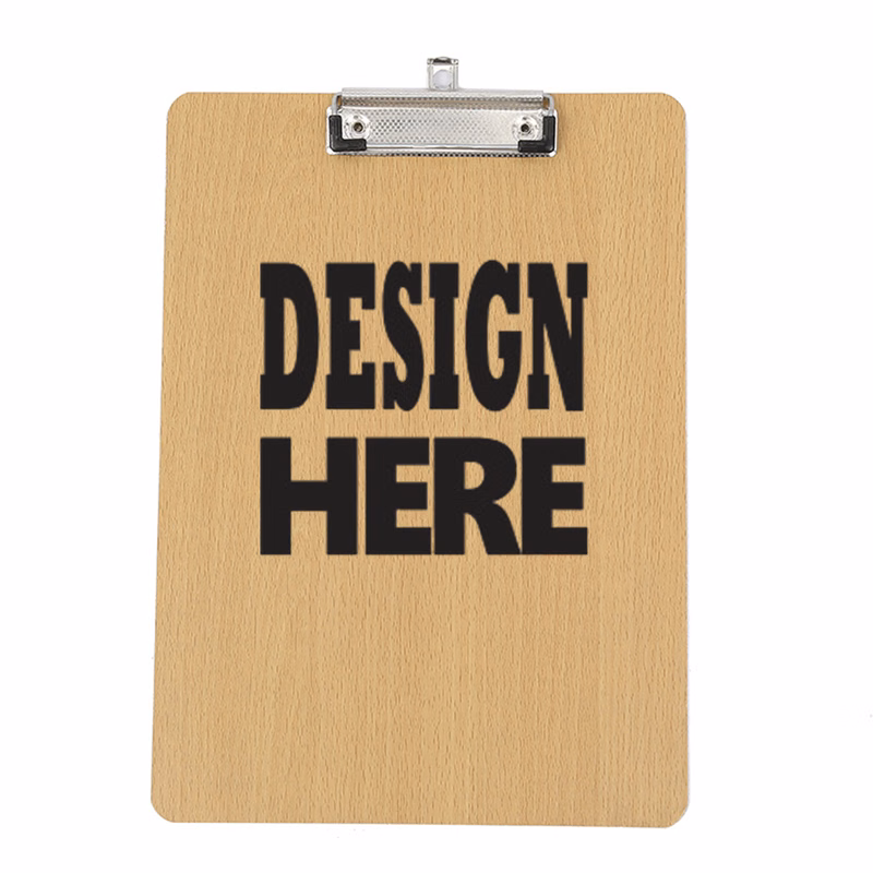 A4 Wooden Clipboard With Metal Clip