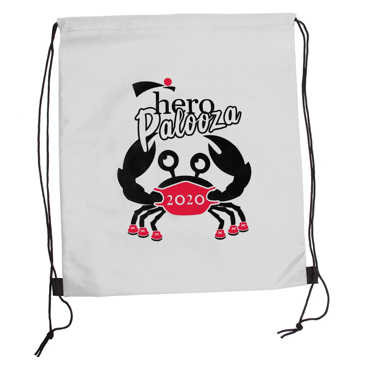 Wanderlust Non-Woven Drawstring Backpack (2 Color Imprint) 1
