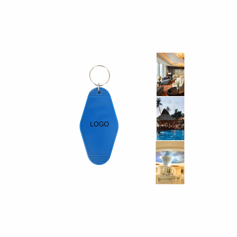 Vintage Rhombus Motel Hotel Key Tag