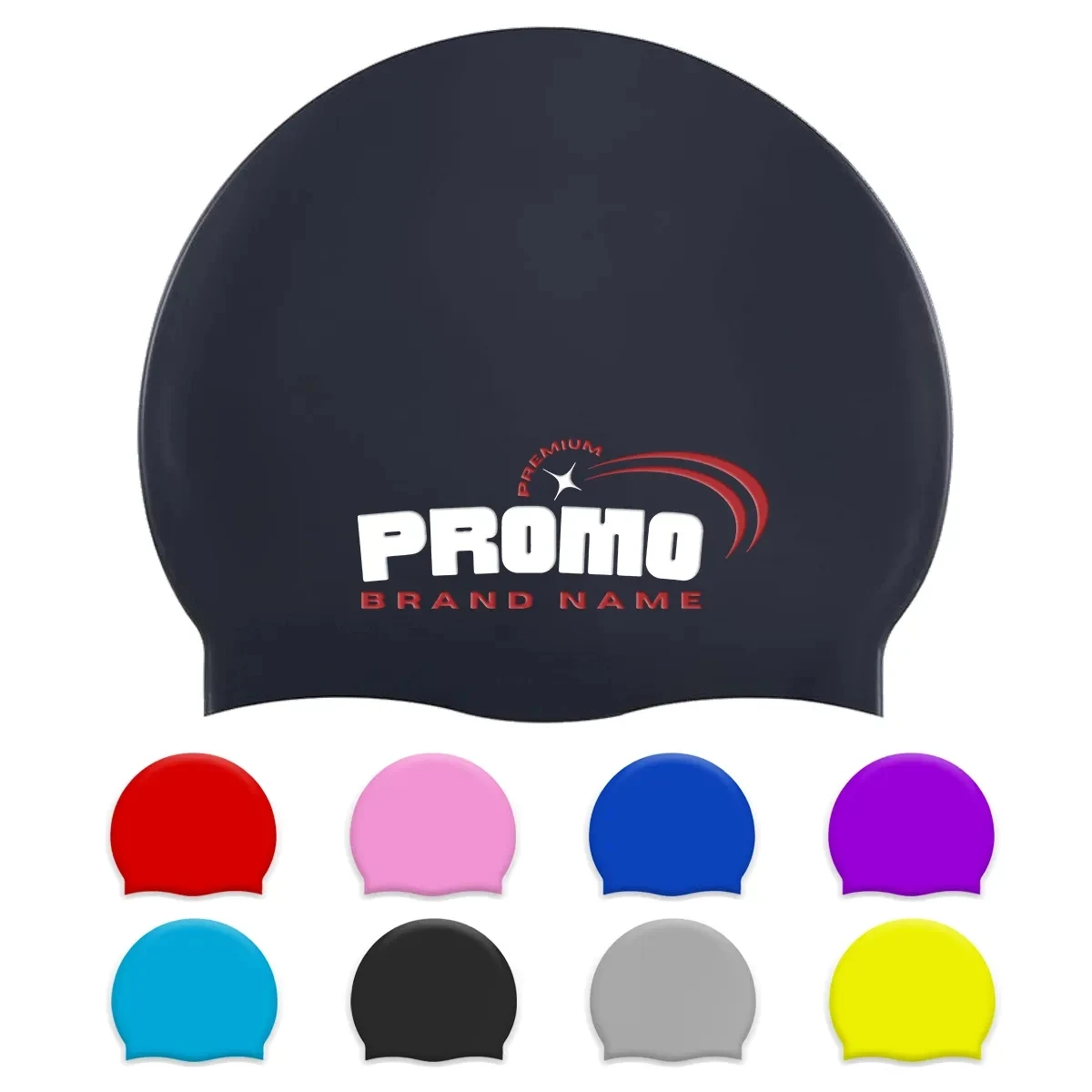 Unisex Adult Swim Caps Elastomeric Cover Ear Protection 1