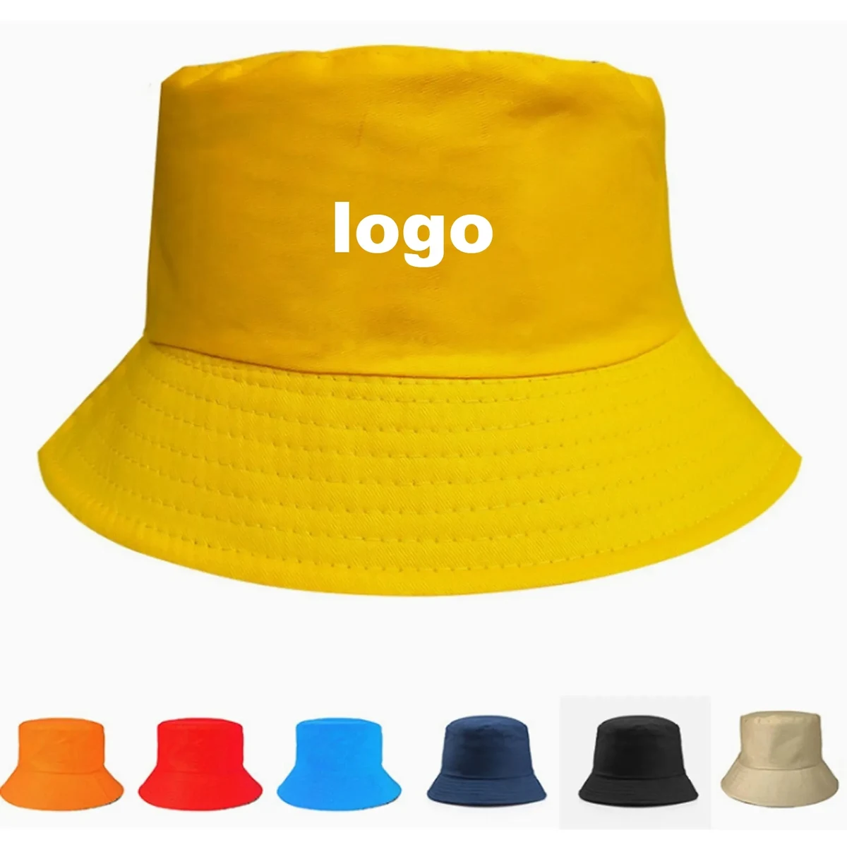Custom Bucket Hat Printed Logo 1