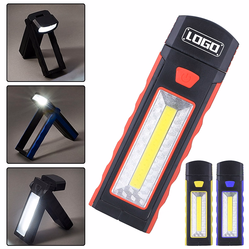COB Magnetic Flashlight with Stand